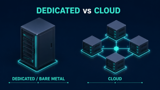 Comparison of dedicated bare metal server and cloud hosting infrastructure
