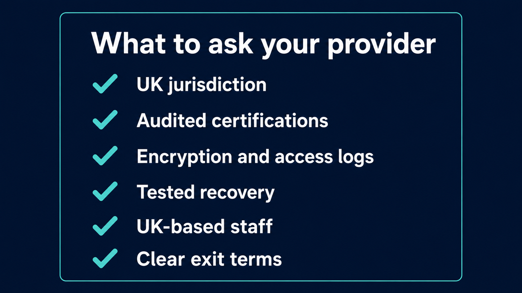 Key requirements law firms should check before choosing a cloud hosting provider