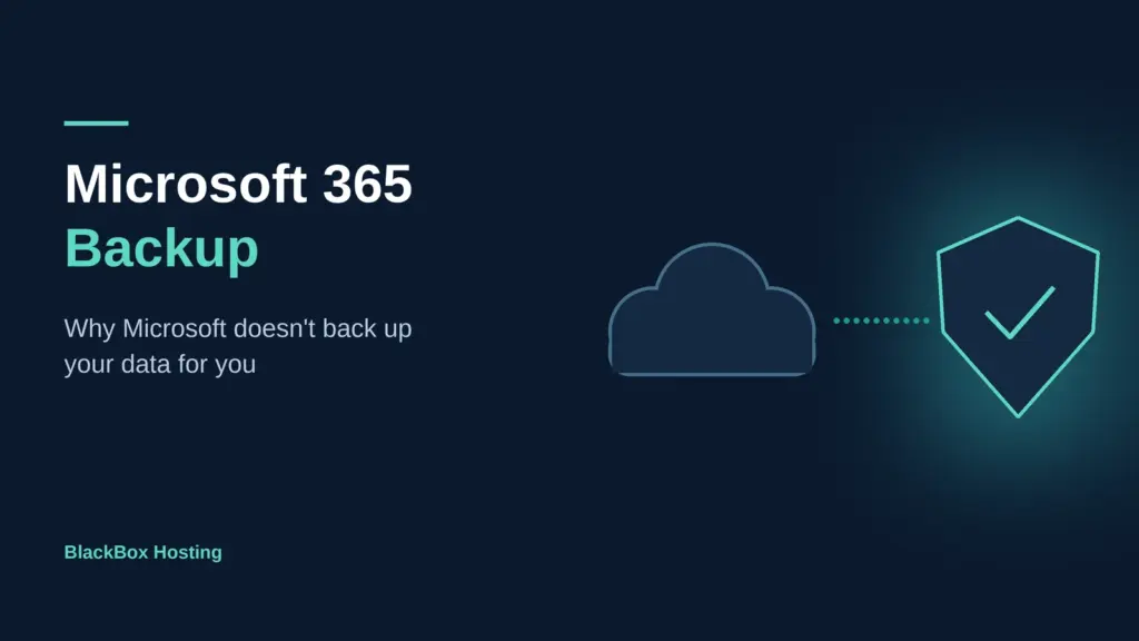 Microsoft 365 backup - an independent UK backup copy protecting Microsoft 365 data